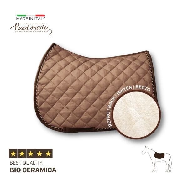 Sottoslla anti fiaccatura di bio-ceramica per cavalli particolarmente delicati color cammello