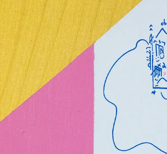 Foto del quadro astratto moderno di Gustave de la Reine. Si tratta di un'opera d'arte originale dipinta a mano ispirata all'inno alla gioia di beethoven