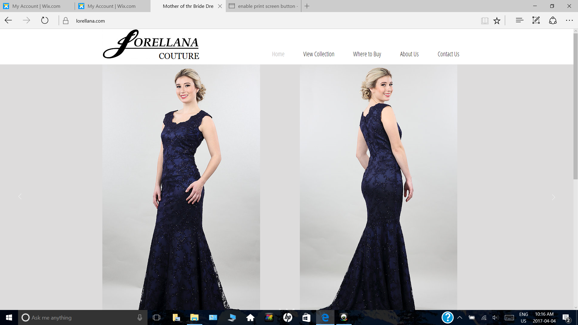 Mother Of The Bride Dress Toronto Lorellana Couture