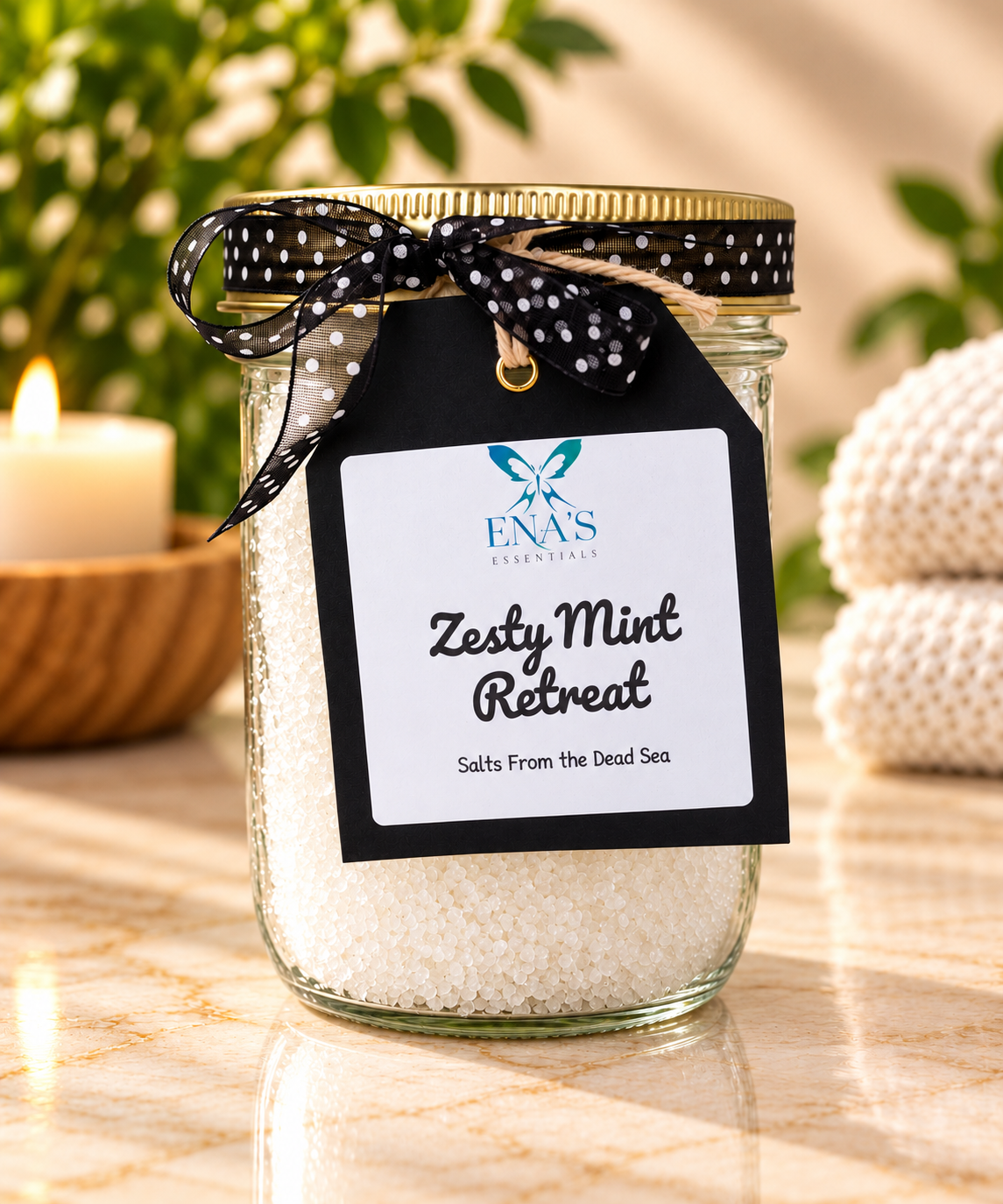 Zesty Mint Retreat Dead Sea Salt Scrub