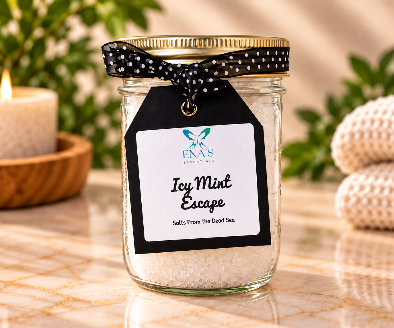 Icy Mint Escape Dead Sea Salt Scrub