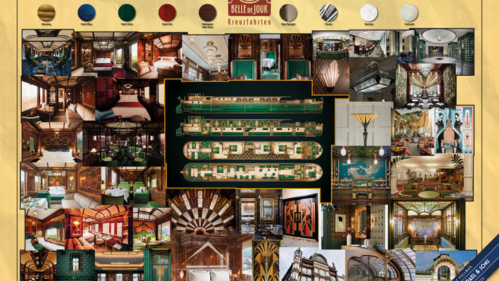 Moodpicture showing all kinds of Art Deco Styles.