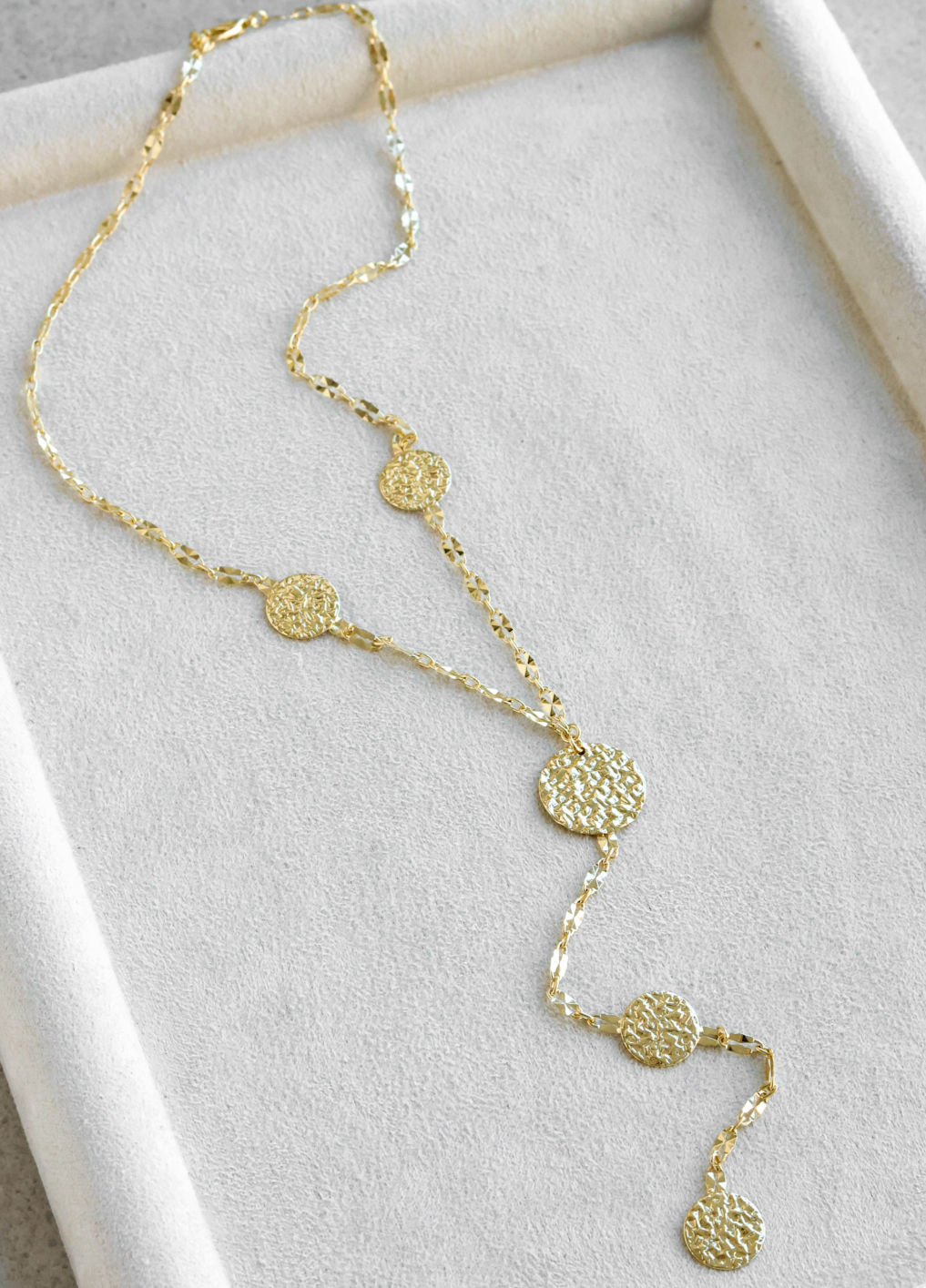 Collier long à Pois