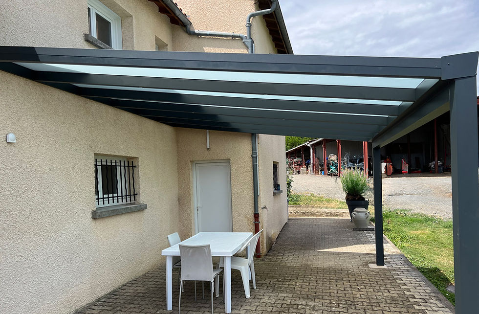 Miniature : Pergola aluminium RAL 7016