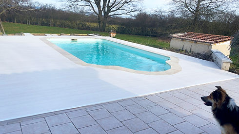 Plancher de terrasse piscine