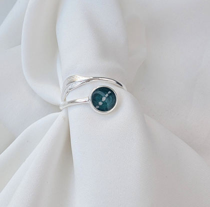 Sterling Silver Feather Ring 