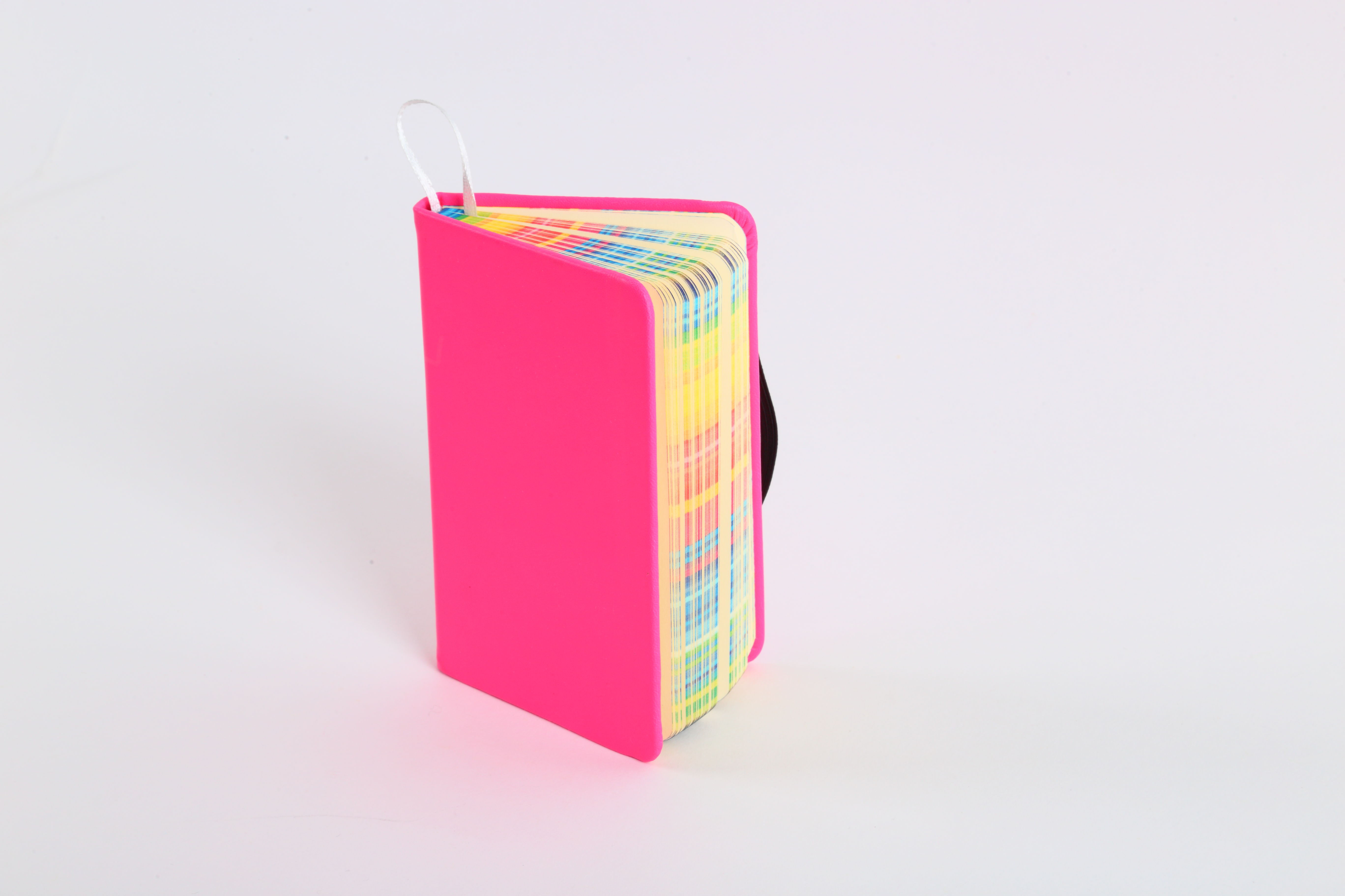 Libreta flúor rosada