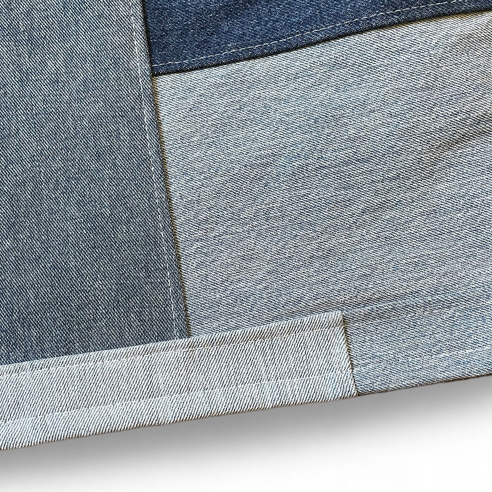 Thumbnail: Patchwork Denim Work Jacket