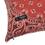 Thumbnail: Westside Paisley Throw Pillow in terracotta