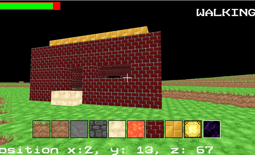 A house built in SimpleMiner