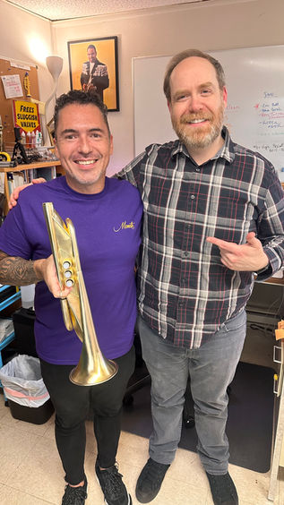 Monette Trumpets, David Monette, Monette, Raja Samadhi trumpet, Nailson Simoes, Charles Schlueter, Heinz Scwebel, Eric Ewazen, Phillip Smith, Arthur Fernandes, Arthur Fernandes Trumpet