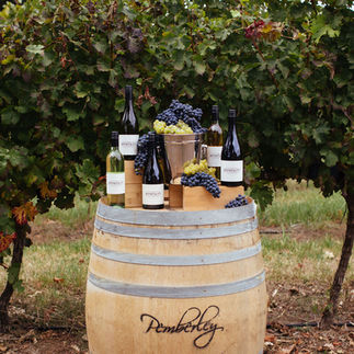 Barrel holding Pemberley of Pemberton Wines