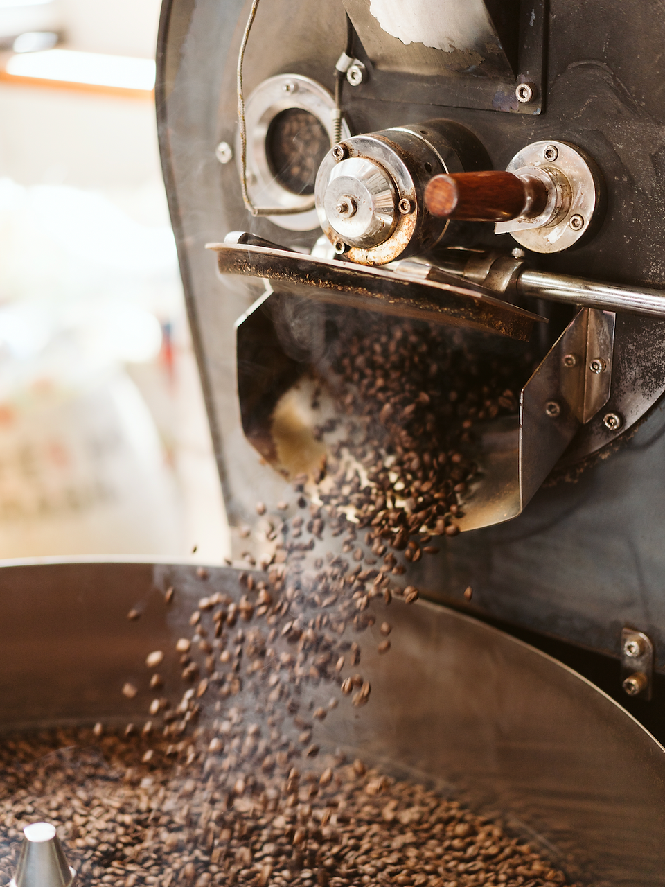 Roasting coffee at Southern Roasting Co