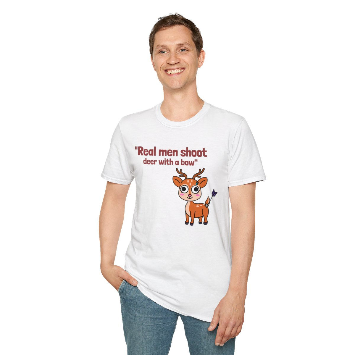 LL TSHIRTS REEL MEN SHOOT DEER WITH A BOW