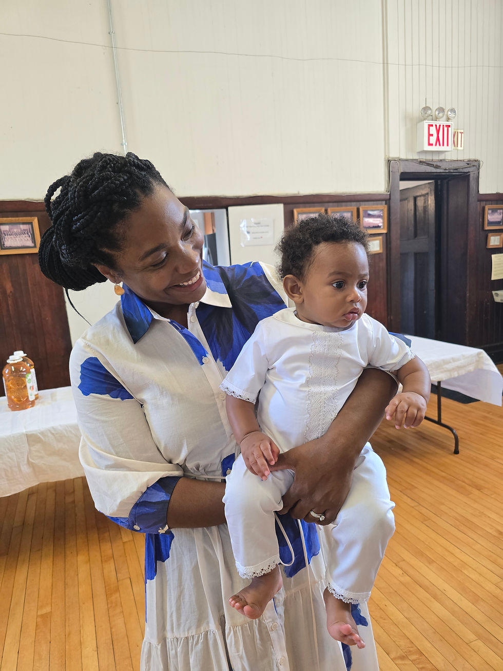 Ezeani Niah was baptized during the 10:30am worship