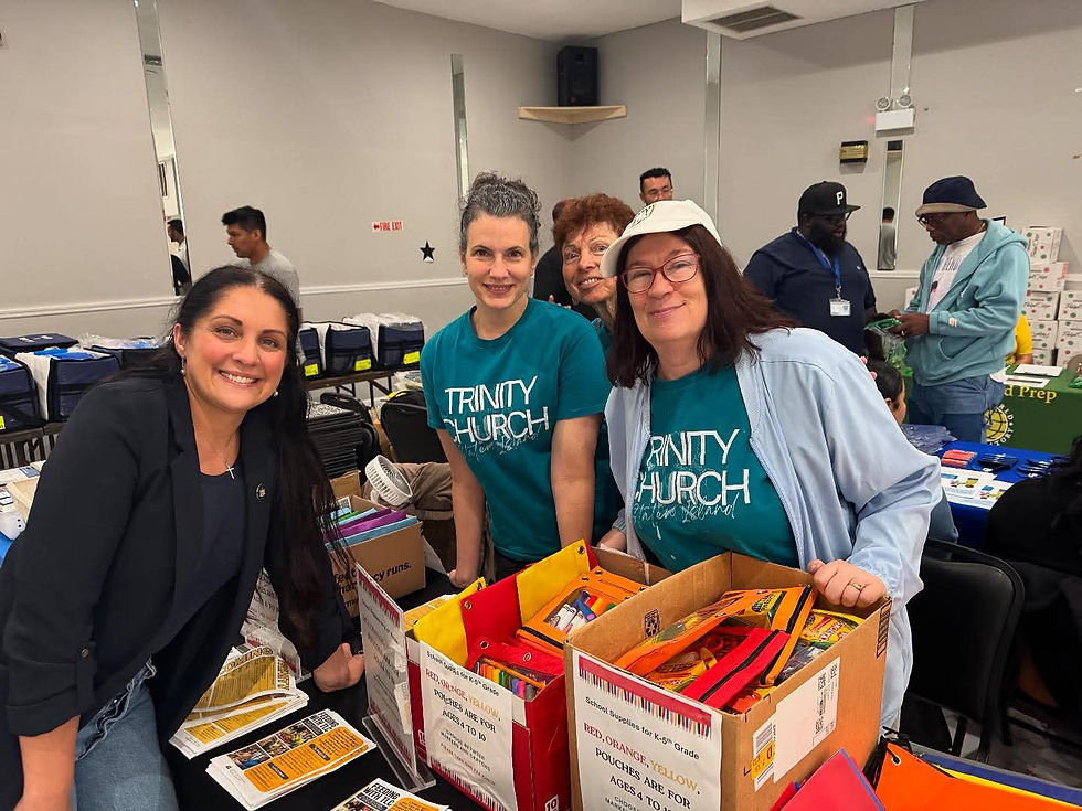 NY State Senator Jessica Scarcella- Spanton with Cara Kay and Priscilla Marco