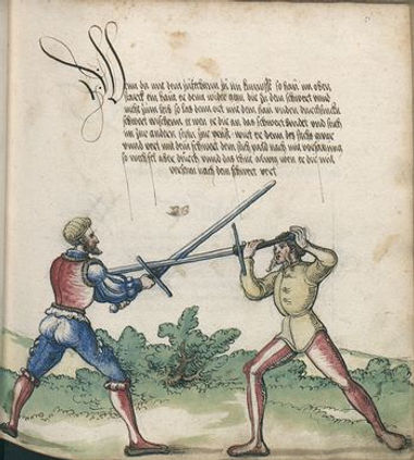 The fencing technique of Durchwechselen according to the von Danzig manuscript