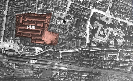 旧東浦校舎航空写真拡大1946年