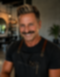 Will Barnes who is one of the salon's hair stylists