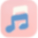 Rough idea of Music glyph animation dancing and twisting.