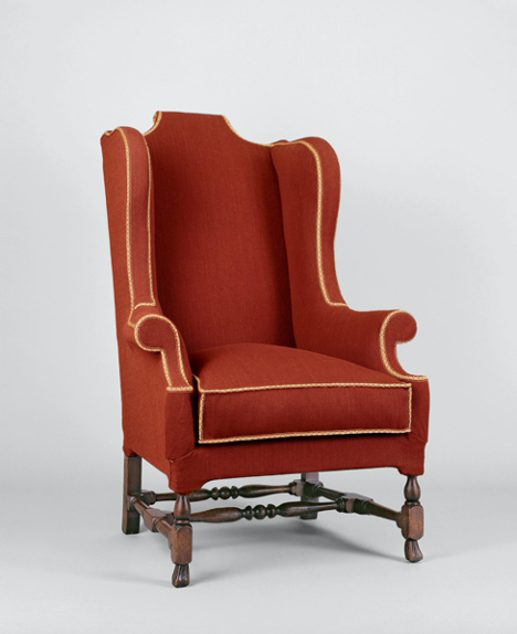 Earliest known type of American easy chair