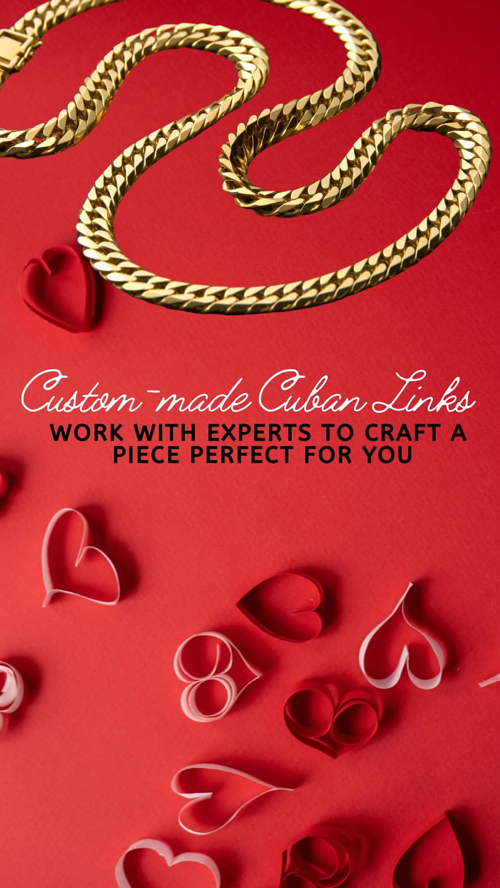 Large Inventory & Custom made Gold Cuban Chains at LUXE Jewelry & Watch Colleciton