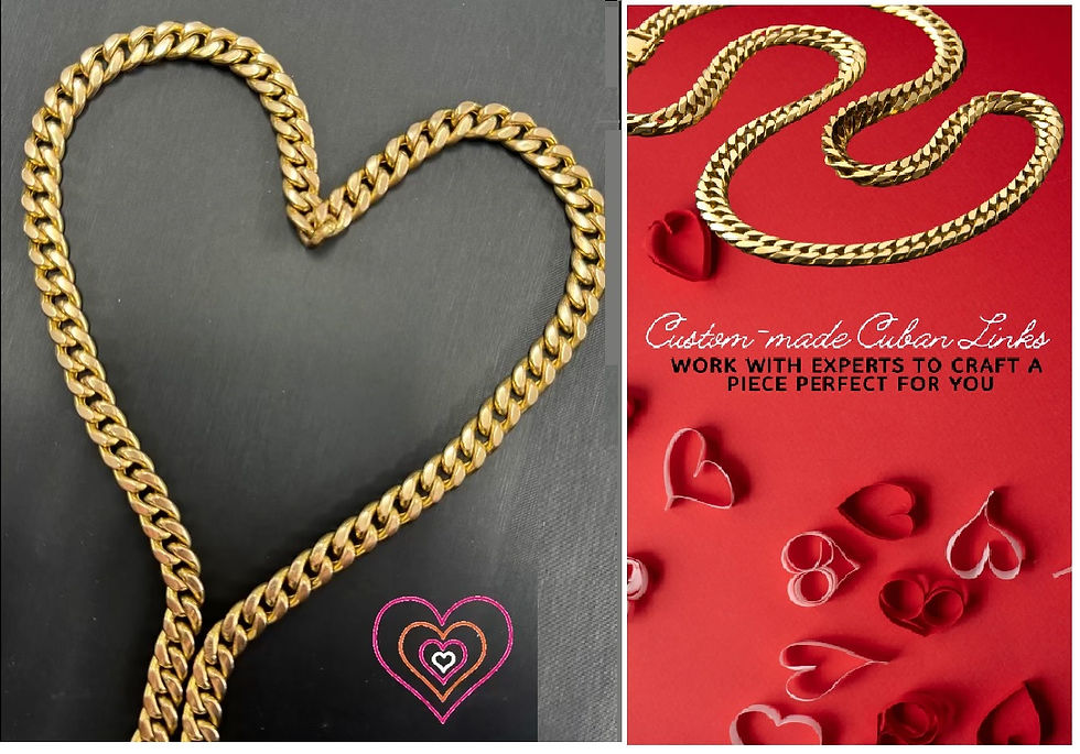 Large Inventory & Custom Gold Cuban Chains at LUXE Jewelry & Watch Colleciton Sarasota