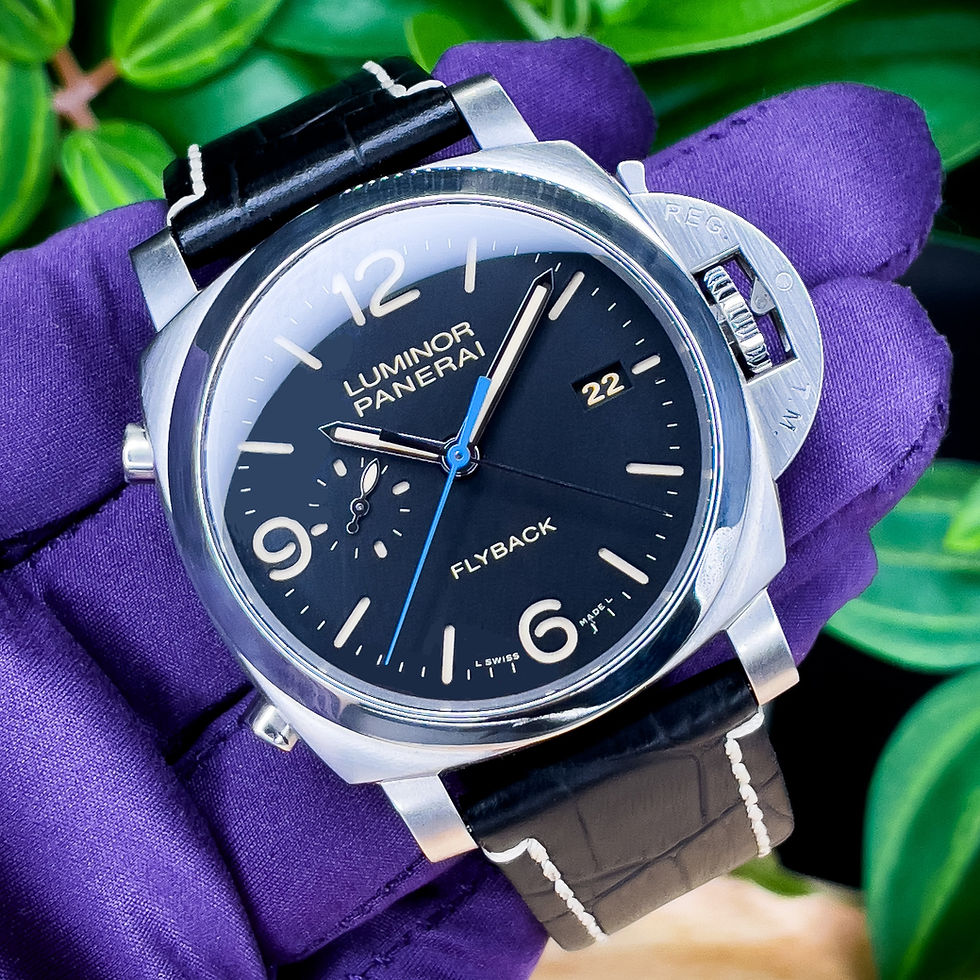 Thumbnail: Panerai Luminor 3 Days 1950 Flyback Chronograph PAM00524 44mm Box/Papers