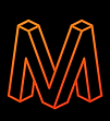 M 3d abstract - clean - orange_gradient_lines black_fill.png