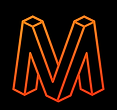M 3d abstract - clean - orange_gradient_lines black_fill.png