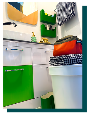 Our fully functional campervan bathroom