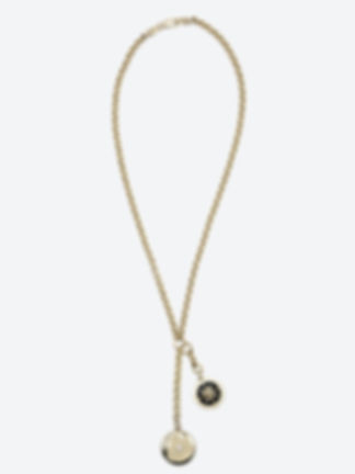 Gold locket and onyx pendant by Kelly Fletcher Jewelry