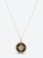 Compass medallion by Kelly Fletcher Jewelry