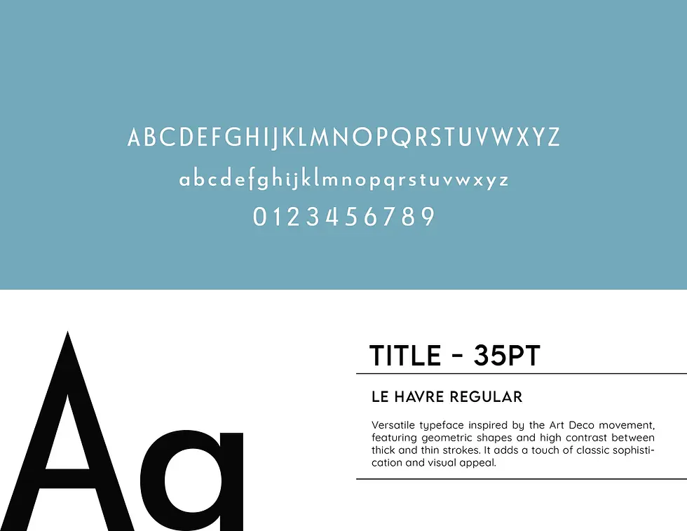 Typography combination sans serif font for a french restaurant by Les Marteau Studio