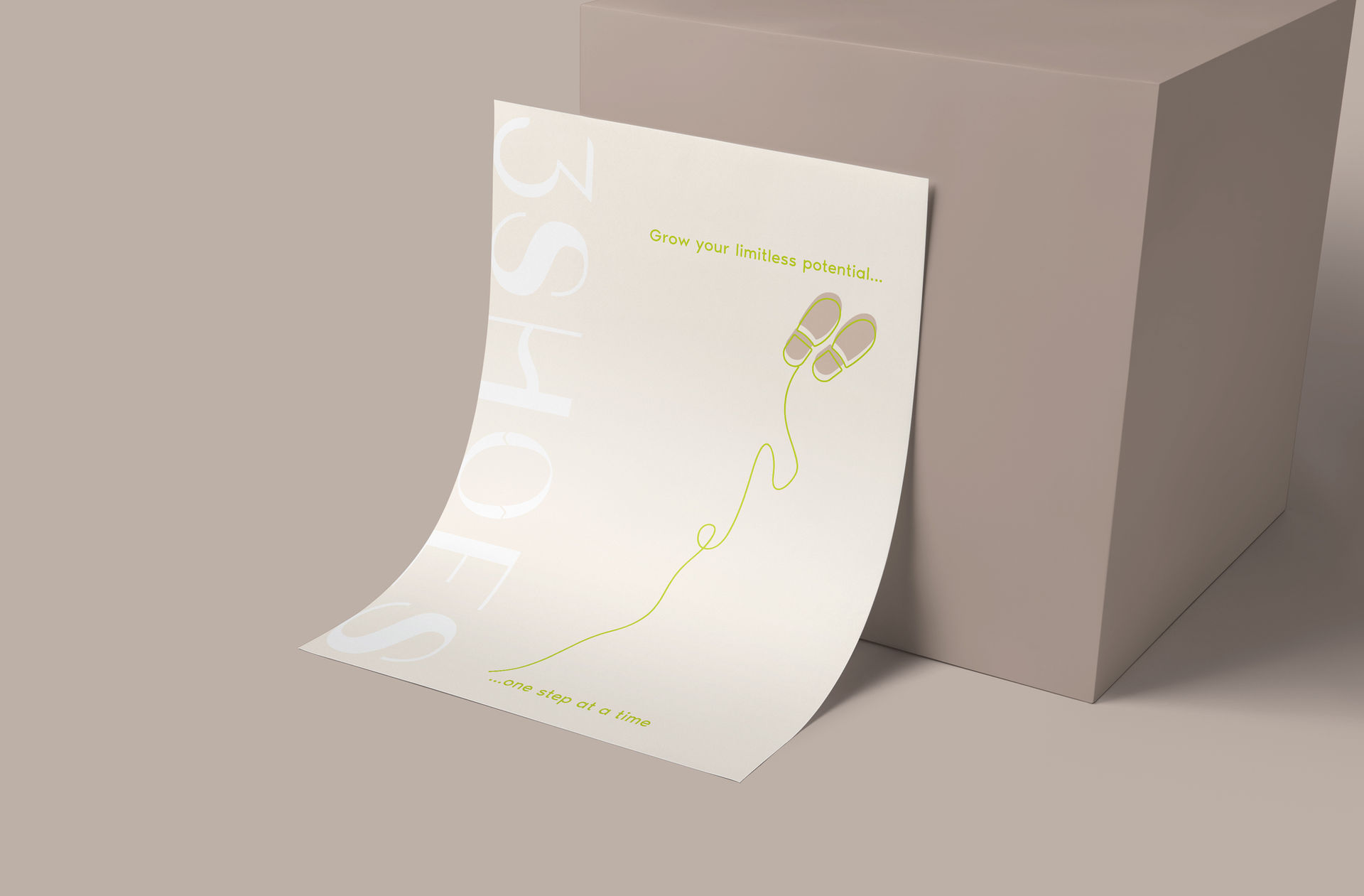 Brand collaterals design 3shoes, business coaching firm, brand design by les Marteau Studio