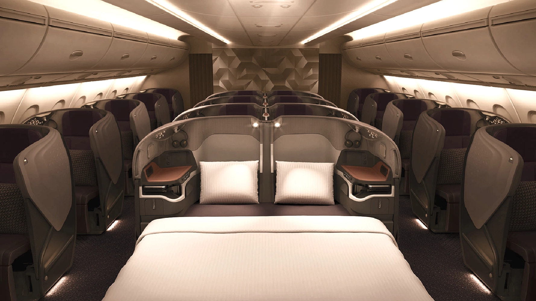 firs class airplane interiors