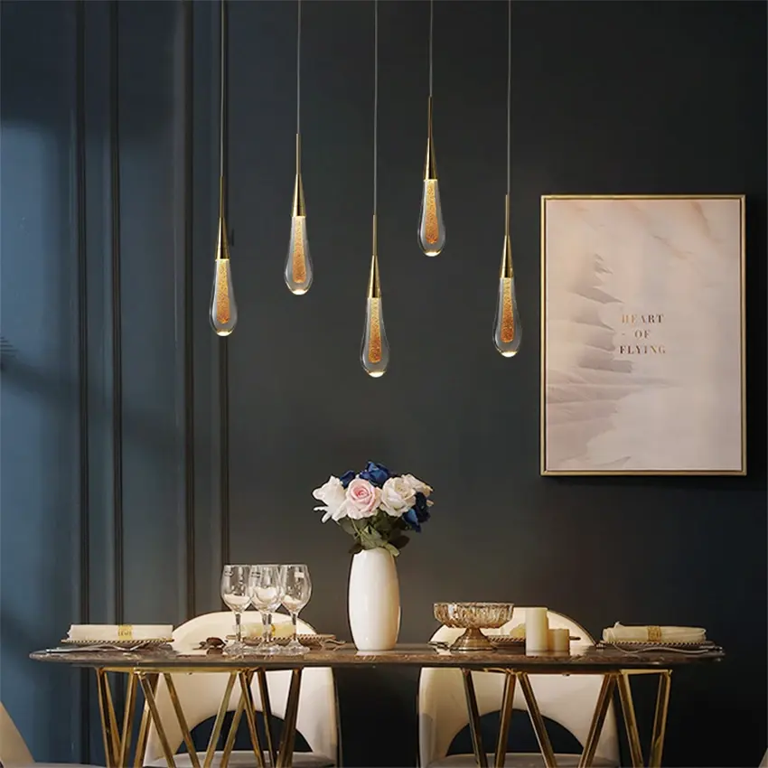 Миниатюра: Customizable Post-Modern Crystal Glass Led Pendant Light