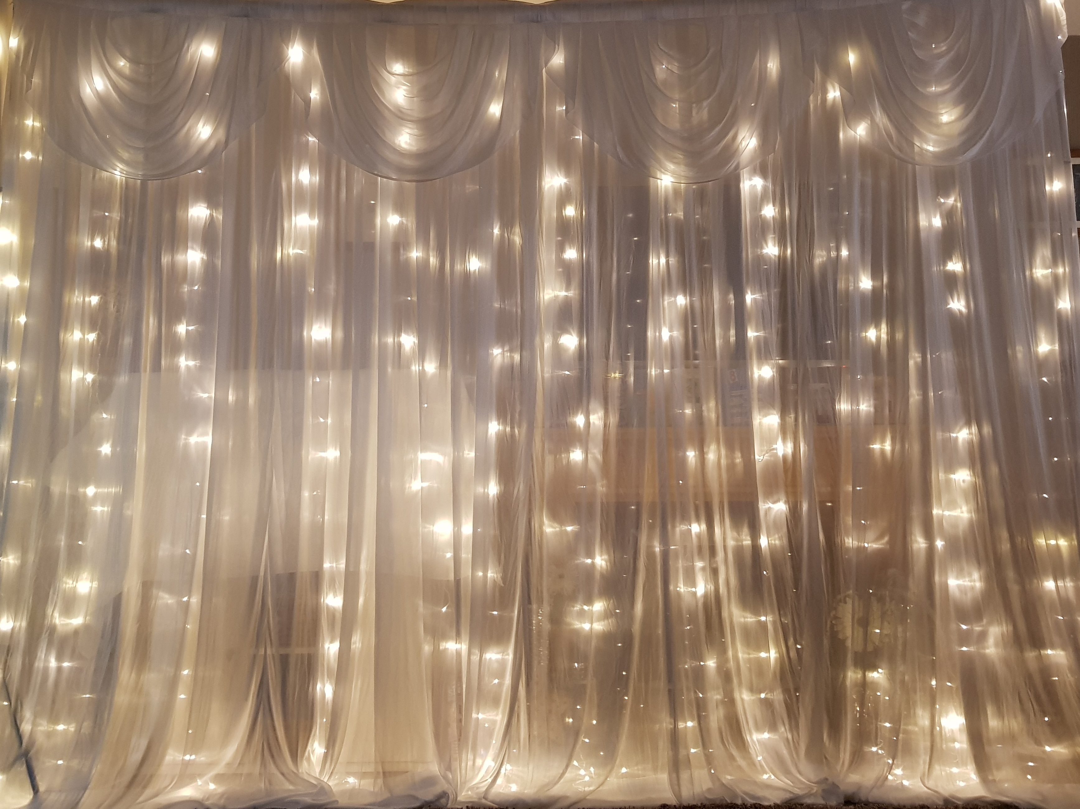 silk sparkle backdrop