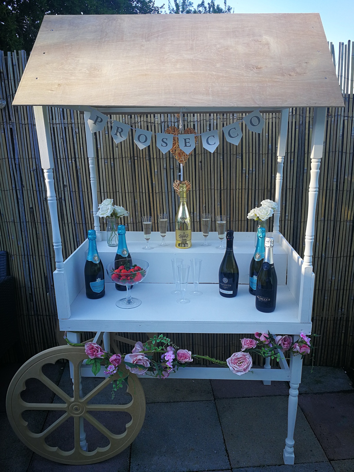 sweet/prosecco cart