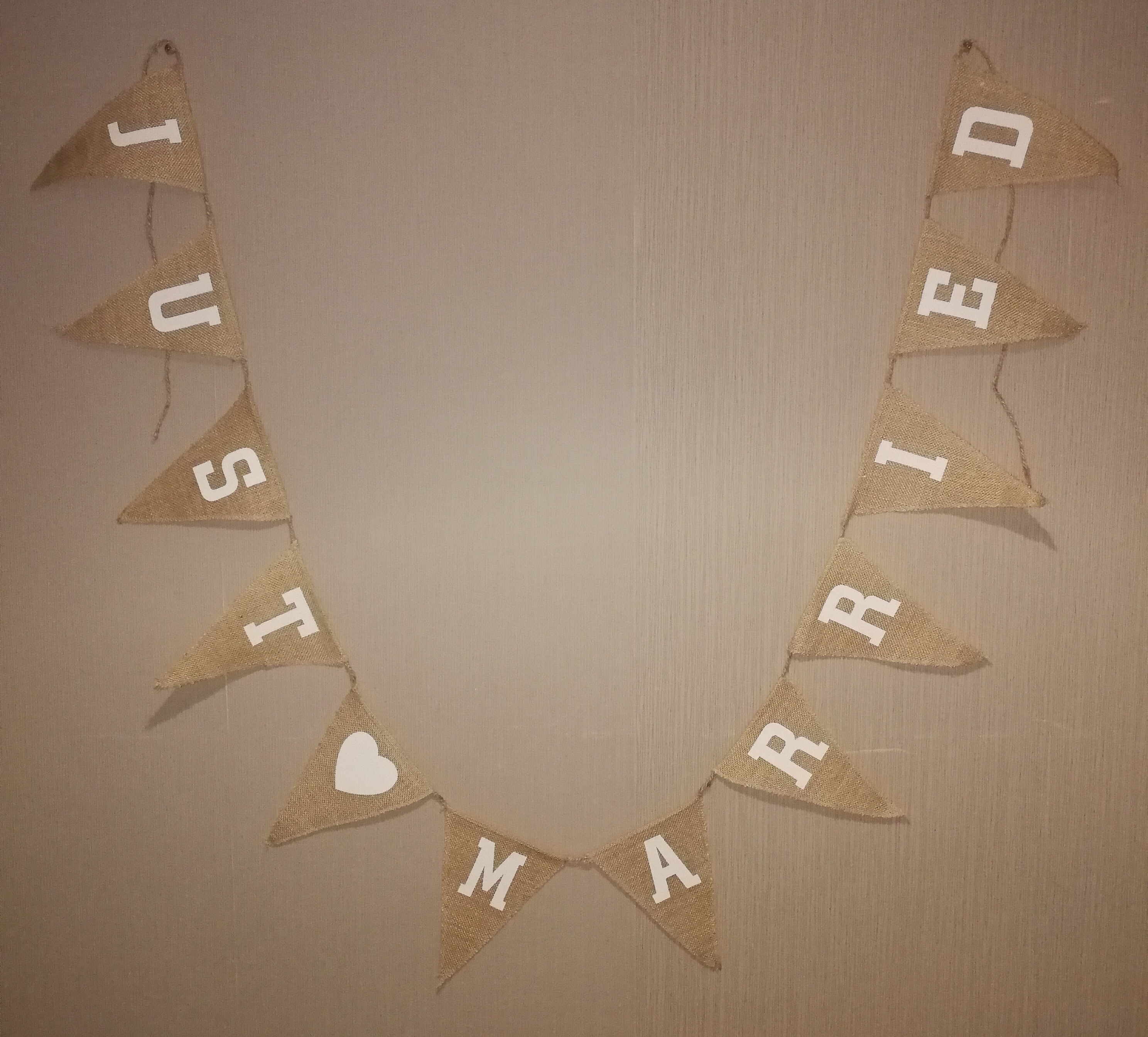 Just Married Bunting