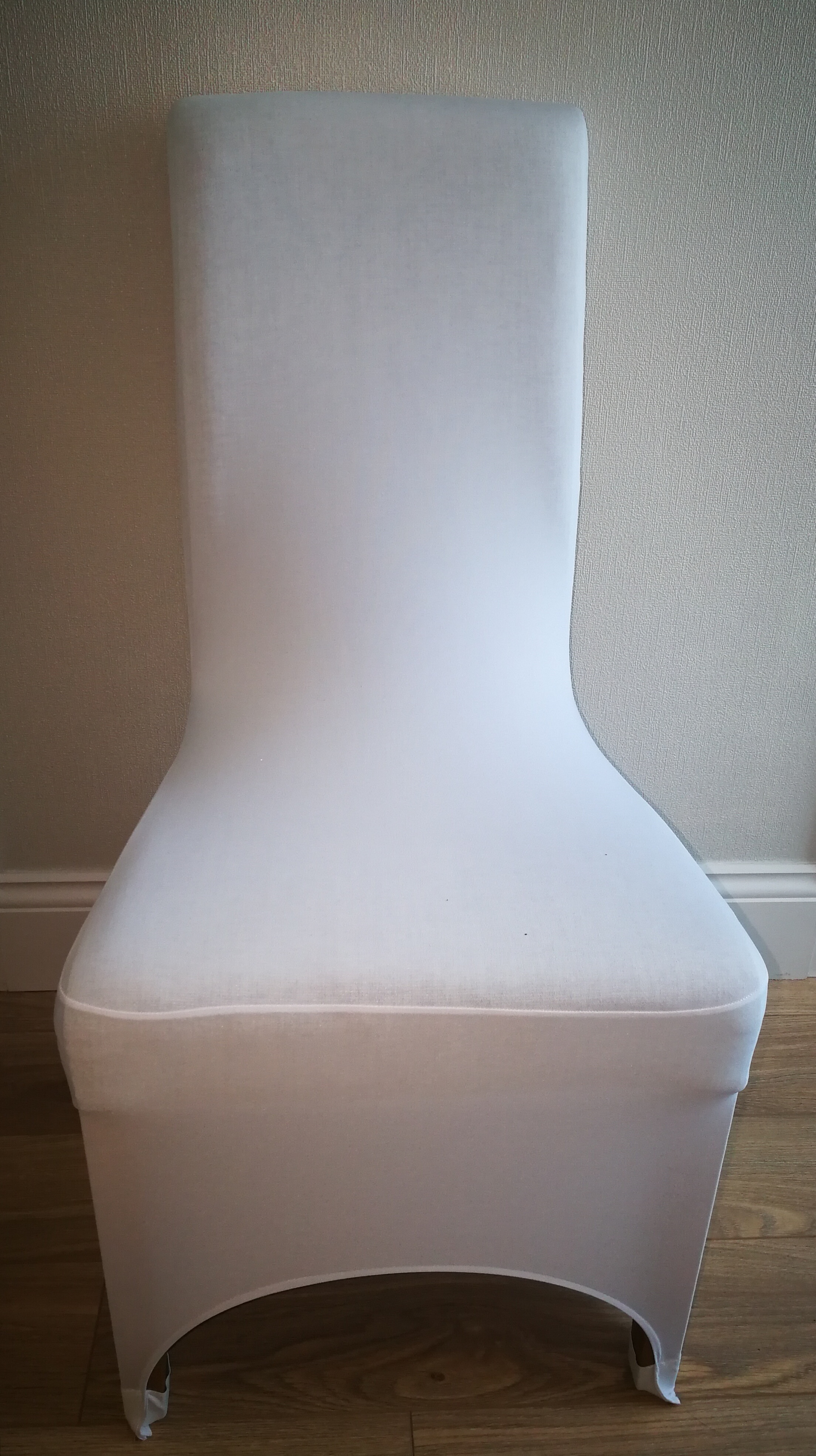 Arch front chair covers - white