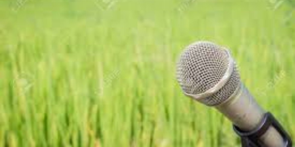 I Can't Wait for the "Blue Grass" of Spring dinner & open mic