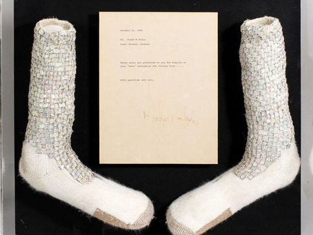 Socks Worn by Michael Jackson During his First Ever Moonwalk Up for Auction