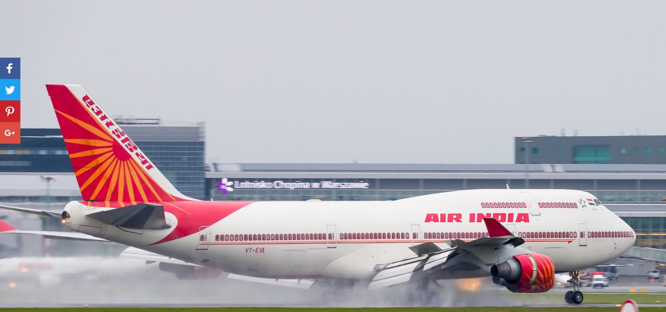 OUTGOING INDIAN AIRCRAFT