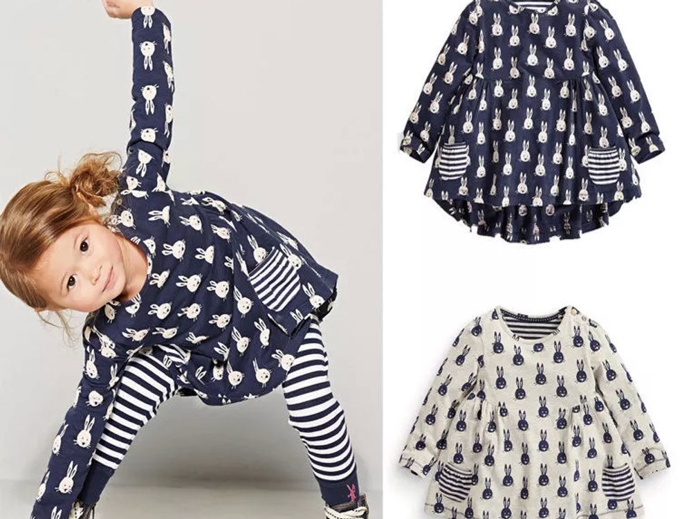 Girls bunny top and bottoms