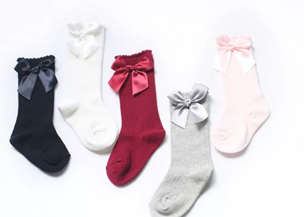 Thumbnail: Girls bow socks 