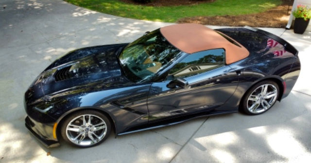 Paul Bange & Ellen Low 2016 Corvette convertible