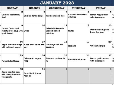 One Year of Meal Ideas