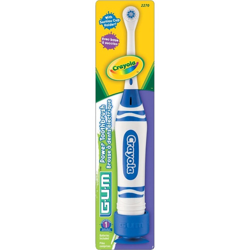 GUM Crayola Kids Power Toothbrush BeckmanDental