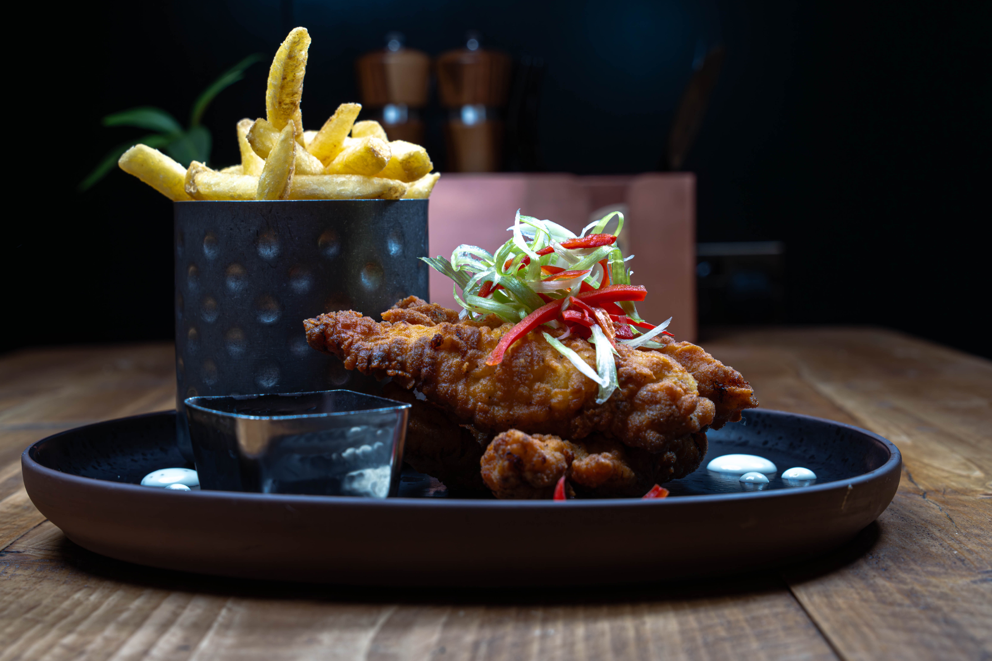 Arranged Food and Objects